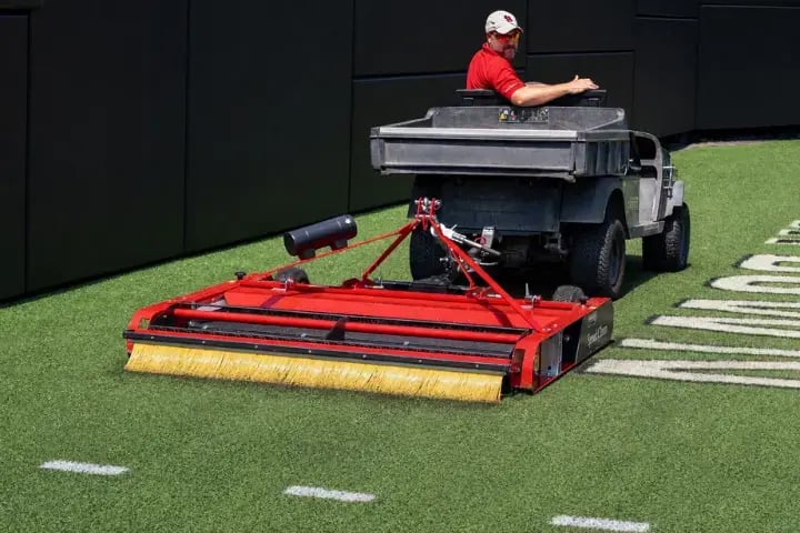 Synthetic turf maintenance - card size